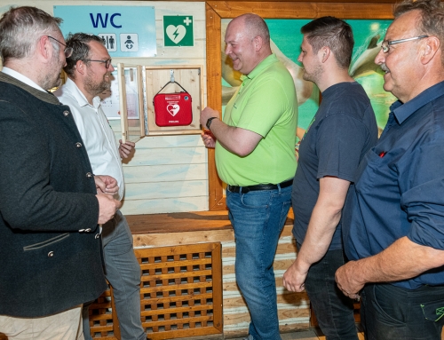 De dierentuin van Nordhorn installeert defibrillator in de cafetaria